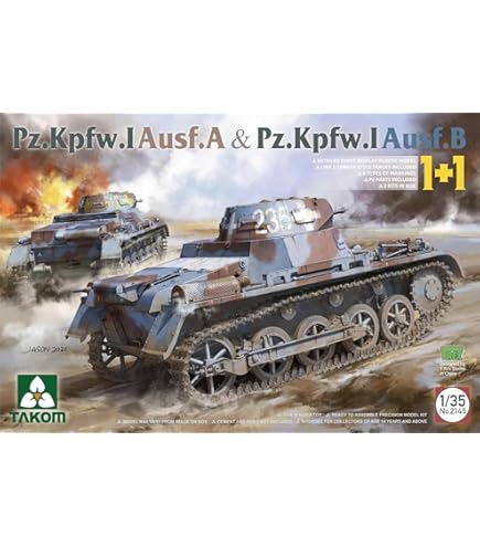 Amazon | タコム 1/35 ドイツ陸軍 1号戦車A型・B型 2キット