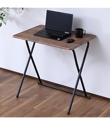 Amazon｜折りたたみ デスク チェアセット 机 (幅50×奥行48×高さ70cm