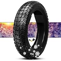 Amazon | 90/90-12 タイヤ スノー 44J チューブレス スノー 滑り止め