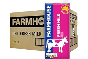 Farmhouse UHT Fresh Milk, 12 x 1L