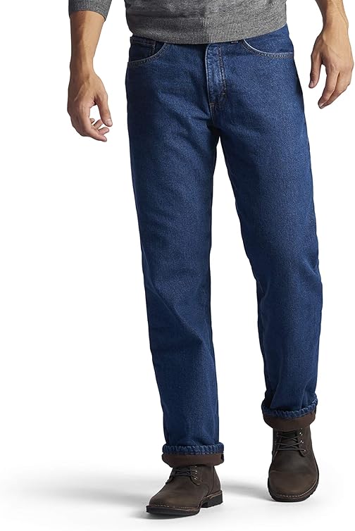 lee flannel lined jeans