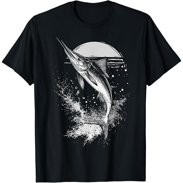 Huk Fishingフィッシングシャツ 総柄 カジキ M（L） 美品 Amazon | カジキ セイルフィッシュ フィッシング Tシャツ | T