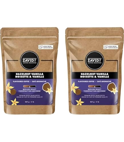 Amazon | ZAVIDA ザビダ ヘーゼルナッツ バニラホールビーン コーヒー