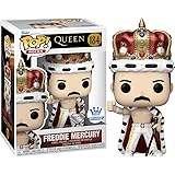 Funko PoP! Queen - Freddie Mercury King Diamond Glitter US Exclusive Vinyl Figure, 3.75-Inch Size