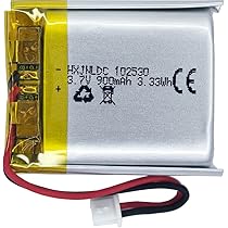 Rabi様 Amazon | DC 3.7V 900mAh 102530充電可能リチウムポリマー電池