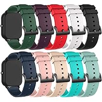 E ECSEM Popglory P22 Watch Band Quick Release Sport Silicone Replacement  Fitness Strap Compatible with Popglory P22 Smartwatch for Men Women:  Smartwatch Replacement Bands: Amazon.com.au