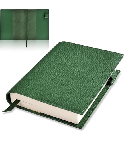 Amazon | ほぼ日手帳対応 文庫サイズ ブックカバー（ペンホルダー付 