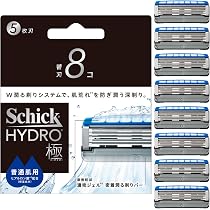 Amazon.co.jp: Schick(シック) ハイドロ極 普通肌 替刃（8コ）男性用