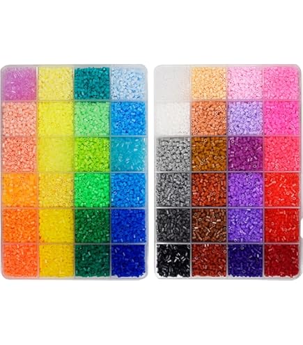 Amazon.co.jp: Feelmate ミニヒューズビーズキット 10,000個 2色 2.6mm