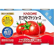 とまとです Amazon.co.jp: カゴメ トマトジュース 食塩無添加 190g×6缶