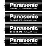パナソニック(Panasonic) 【Amazon.co.jp限定】 パナソニック エネループ プロハイエンドモデル(大容量モデル) [最小容量2500mAh/くり返し回数150回] 単3形 充電池 4本パック eneloop pro BK-3HCD