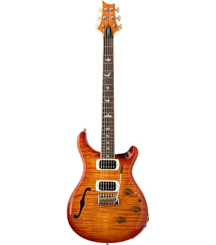 Amazon | SE Custom24 Semi-Hollow Piezo Vintage Sunburst | エレキ