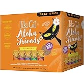 Tiki Cat Aloha Friends Variety Pack, Meaty Flavors Mixed with Pumpkin, Wet, High-Protein & High-Moisture Cat Food, For All Li