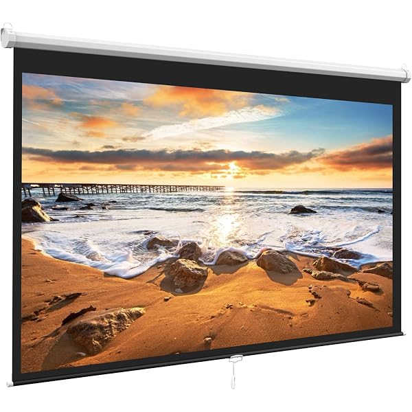 Pull Down Projector Screen 100 inch 16 