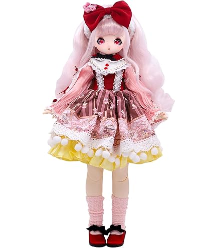 Dollzone 1／4 bjd ドール msd サイズ　アウトフィット ドール服 1/4サイズ mdd msd スカート 5点セット bjdドール衣装