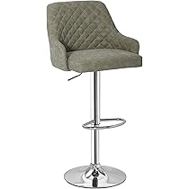 ❤️1品限り❤️カウンターチェア バーチェア 昇降式 PUレザー 1脚 ダークグレー Amazon｜カウンターチェア 回転 昇降式 バーチェア PUレザー