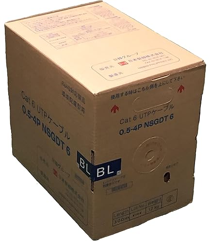 Amazon.co.jp: TOKYO FUJI 冨士電線 CAT5E 単線LANケーブル 300m