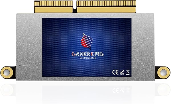 Gamerking Mac専用 1TB NVMe PCIe内蔵SSD 超高速 低消費電力 アップグレードSSD 対応モデル MacBook Pro 13インチ 2016 A1708 emc 2978, 2017 A1708 emc 3164 (オリジナルインターフェース) - 1