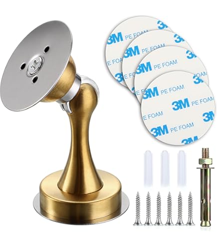 Amazon.co.jp: KAWAJUN カワジュン 床付用ドアストッパー掛金付 AC-562