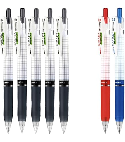 Amazon | Zebra Pen Sarasa R 0.4mm ゲル格納式インクペン 7色セット