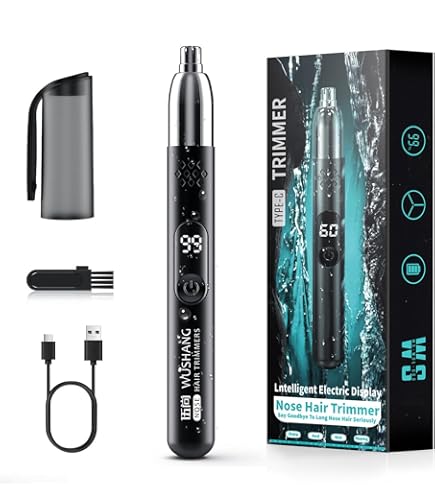 Amazon | 鼻毛カッター メンズ USB充電式 LCD画面 1台多役 エチケット