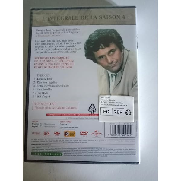 Amazon.co.jp: Columbo - Season 3 [Import anglais] : DVD