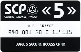 Amazon Co Jp Scp財団 認証カード レベル5 合衆国支部 ホビー
