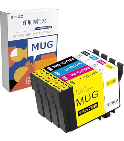 Amazon.co.jp: エプソンEW-452A/ EW-052A用インク E-MUG互換インク MUG