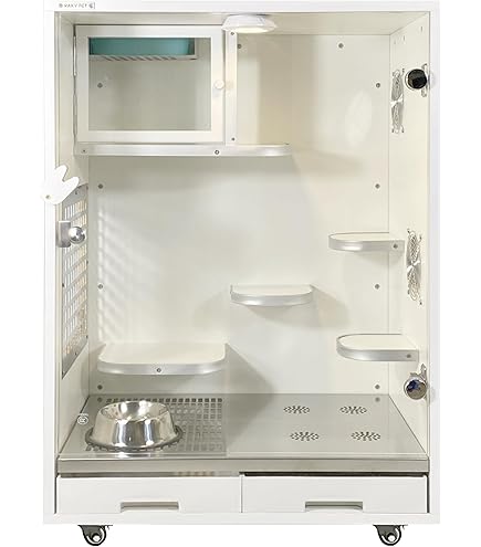 Amazon | 「組立完成品発送」チンチラゲージセット 小動物飼育ケージ