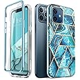 i-Blason iPhone 12 Case / iPhone 12 Pro Case, 6.1 Inch 2020 Women, LCD Protection Frame, Dual Layer Bumper and Case, US Military MIL, Wireless Charging, PC + TPU, Full Protection, Shockproof, Stylish,
