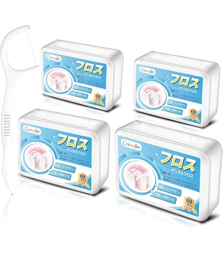 Amazon | デンタルフロス&ピック 50本+5本増量【3個セット