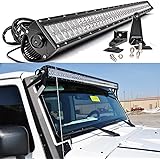 Tiauto 300W　Ledライトバー・ledワークライト・作業灯・LEDサーチライト・耐震・長寿命 集魚灯・ATV・SUV車外ライト [並行輸入品]