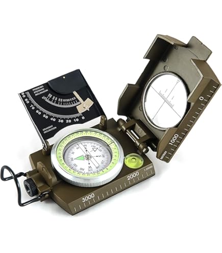 Sun Company ProMap Compass - Ultra Lightweight Baseplate Map Compass | UK - View #6