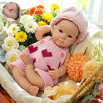 フルシリコンのリボーンドール　約43㎝の女の子　哺乳瓶付き Amazon.co.jp: リボーンドール NPK 55cm 本物そっくり フルシリコン
