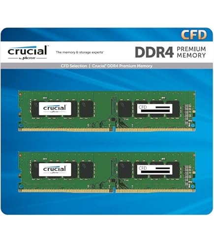 メモリ DDR4-2400 16GB ×2枚 計32GB Amazon | Crucial デスクトップ用 