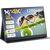 Amazon.co.jp: 【Amazon限定ブランド】KOOLYFUL 4K モバイルモニター