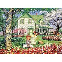 赤毛のアン　セル画、ジグソーパズル　セット Amazon.co.jp: 赤毛のアン ジグソー パズル 約束(横長) 春 桜