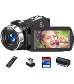 Amazon | ビデオカメラ 4K録画 8000万画素 YouTubeカメラ 3.0インチIPS