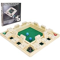 Amazon.co.jp: Win SPORTS Shut The Box ダイスゲーム - 木製