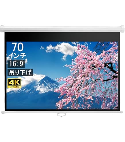 Amazon | サンワサプライ プロジェクタースクリーン（壁掛け式） PRS