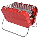 ピースパーク バーベキューグリル バーベキューコンロ 卓上グリル 焚き火台 焚火台 ソロキャンプ スーツケース型 V型 MEDIUM