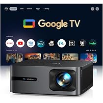 Amazon.co.jp: 【2500ANSI＆公式Google TV 14.0】プロジェクター 4K