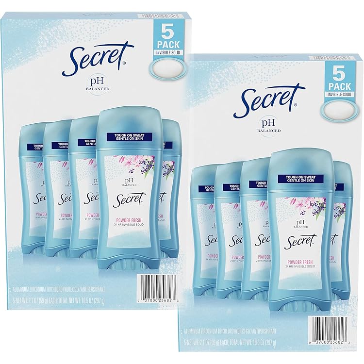 Amazon | シークレット(Secret) デオドラント 5個セット パウダー