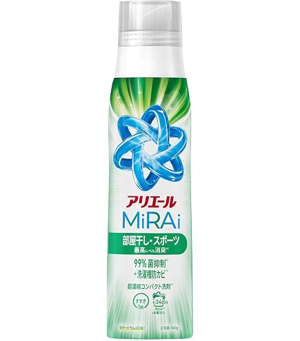 Amazon | アリエール ミライ 超濃縮 液体 330g 部屋干し&スポーツ消臭