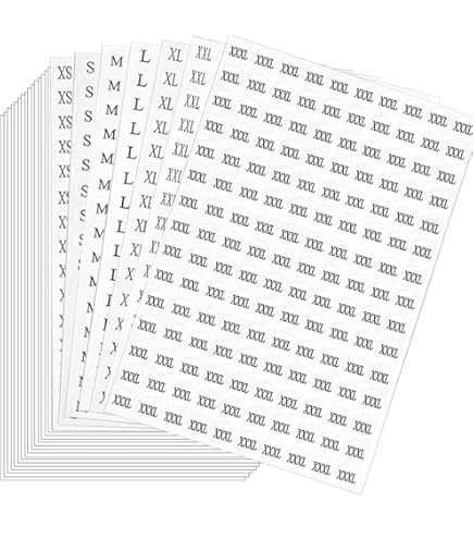 シール サイズラベル ハンドメイド 事務用品 サイズシール XL 500枚 Amazon.co.jp: サイズシール アパレル 500枚×7サイズセット(3500枚