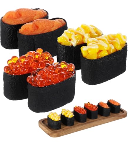 Amazon.co.jp: nakira 食品サンプル お寿司 握り 12種 セット 実物大