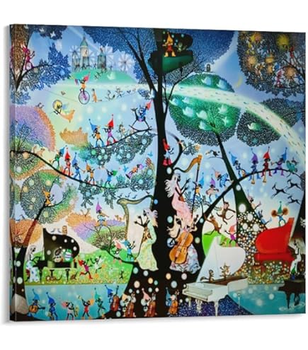 Amazon.co.jp: 藤城清治影絵の世界 泣いた赤鬼 絵画ポスター