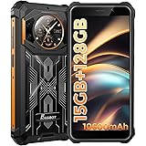 FOSSiBOT F101 Pro SIMフリー スマホ 本体 デュアルスクリー 15(8+7)GB RAM + 128GB ROM(1TB拡張可能) 10600mAh 大容量バッテリー タフネススマホ 5.45インチ HD + 大画面 24MPリア