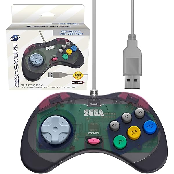 SEGA セガ PS3 アーケードコントローラー　D Amazon | Retro-Bit セガジェネシス公式コントローラー 6ボタン
