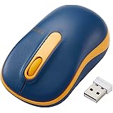 エレコム ワイヤレスマウス M-DY11DRSKNV 静音 抗菌 3ボタン Mサイズ ネイビー